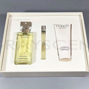 CALVIN KLEIN ETERNITY FOR WOMEN EDP 100ml + 10ml + Body Lotion *** GIFT SET