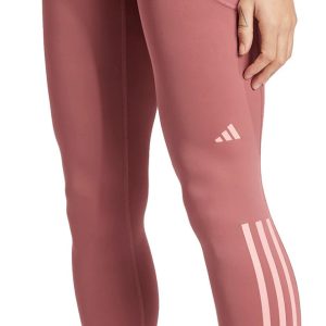 adidas DailyRun 3 Stripes Womens 7/8 Running Tights – Pink