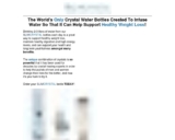 SLIMCRYSTAL – The World's Only Slimming Crystal Water Bottles!