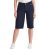 Womens Blue Shorts – Cotton – Knee Length – High Waist – Bermuda | ROCKMANS