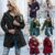 Women Parka Jacket Ladies Waterproof Windproof Hooded Coat Lightweight Raincoat