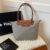 Large Grey Tote Bag Womens Shoulder Bag Handbag