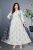 White Ethnic Anarkali Style Kurti with Designer Bandhani Dupatta