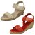 Womens Savannah Slip On Wedge Heeled Sandal F2303