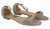 Emporio Armani X3P649 Women’s Sandals EU37 Gray Suede Buckle