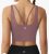 UUE sport bra for women (Pink), workout Athletic Tops