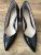 Zara Black Office Heeled Shoes Size 36/Uk3