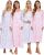 Ladies ‘Floral Reflections’ Nightdress La Marquise Long Sleeve Patterned Nightie