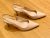 Nude patent slingback shoes from Office size 6