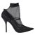 Dolce & Gabbana Black Tulle Stretch Boots Pumps Women’s Shoes
