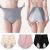 NEW High-Waisted Leakproof Ladies Underwear Fr Women Incontinence Washable+2026-