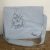 Rip Curl Australia Light Blue Bag Shoulder Messenger Laptop Flowers