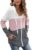 iChunhua Ladies Zip Up Long Sleeve Hooded Hoodies with Pockets